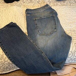 Banana Republic Mid-Wash Cropped Jeans